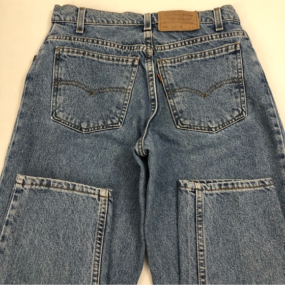 Levi’s Sz 30 VTG 950 Relax Fit Orange Tab Jeans - Picture 9 of 13